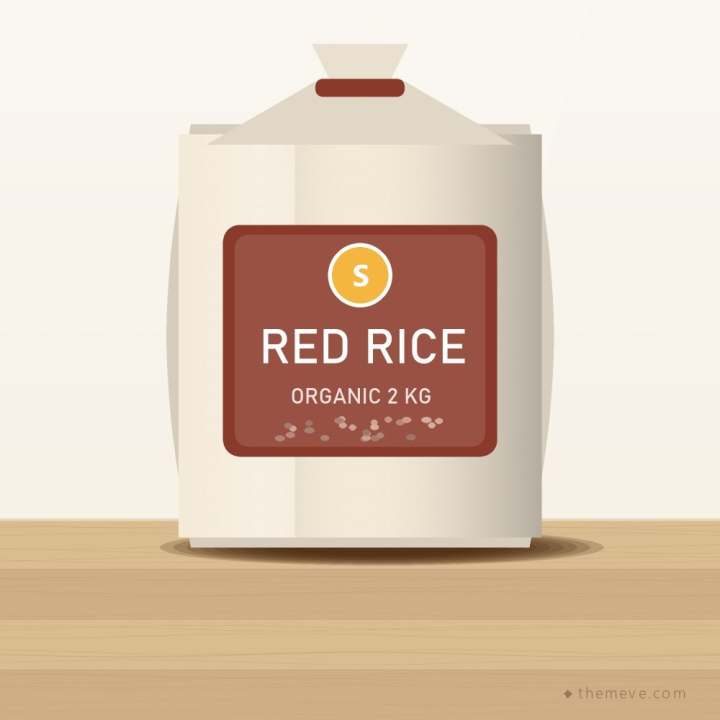 Organic Red Rice