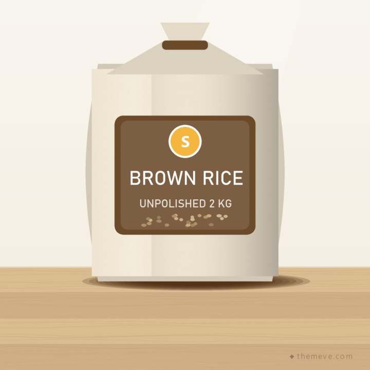 Unpolished Brown Rice